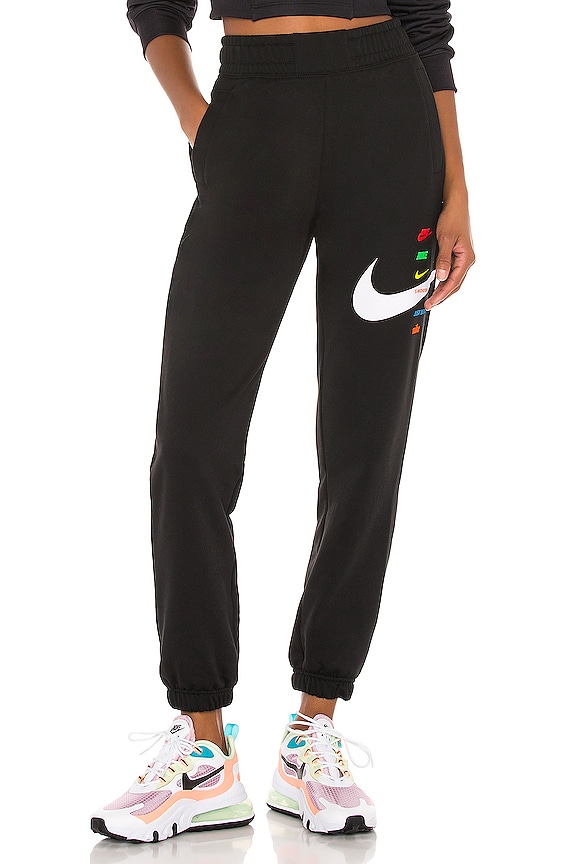 view 2 of 4 NSW Swoosh Fleece Pant in Black Multi