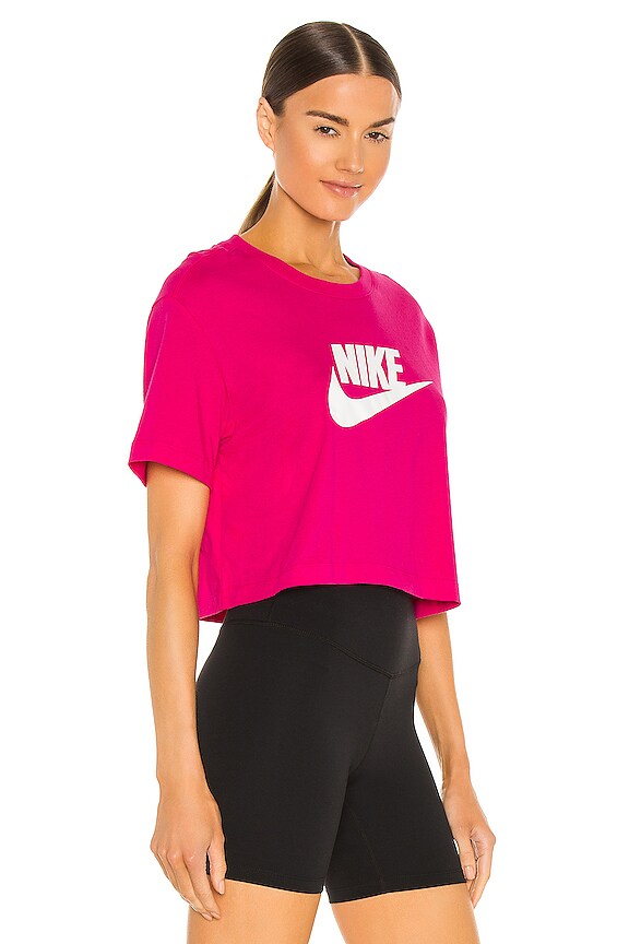 view 2 of 4 NSW RPL ESSNTL CRP Tシャツ in Fireberry/White