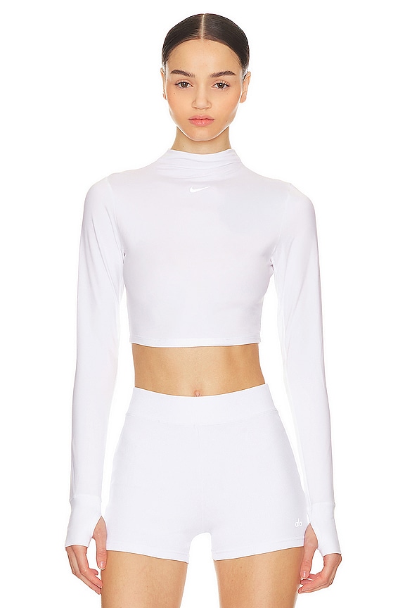 dri fit long sleeve crop top