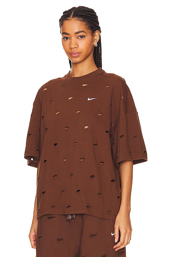 view 2 of 5 X Jacquemus Swoosh Tee in Cacao Wow