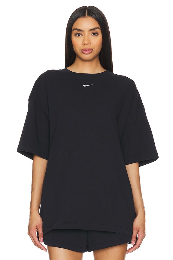 view 2 of 5 ФУТБОЛКА ESSENTIAL in Black & White