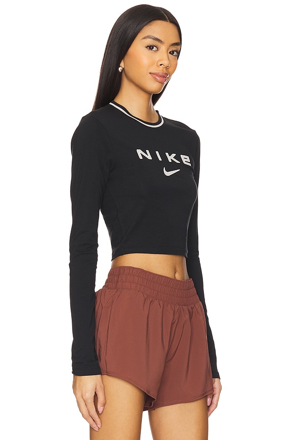 view 2 of 4 Slim Crop Tee in Black
