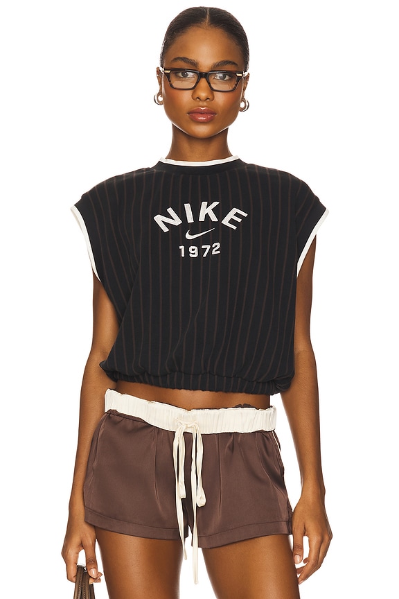 view 1 of 4 Knit Tank Top in Black, Velvet Brown, & Sail