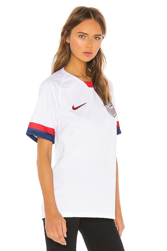 view 2 of 5 USA Home Jersey in White, Blue Void & University Red