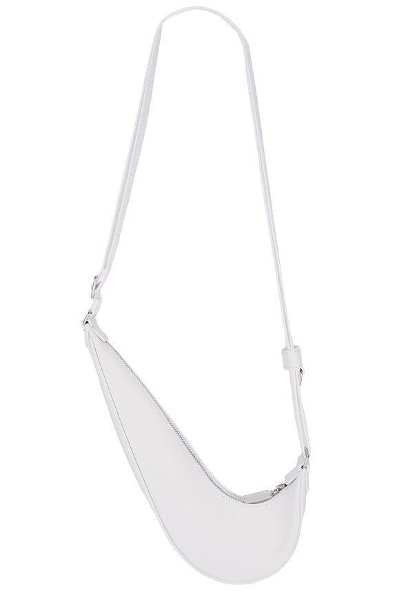 view 2 of 4 x Jacquemus LE Swoosh Bag in White & Shiny Silver