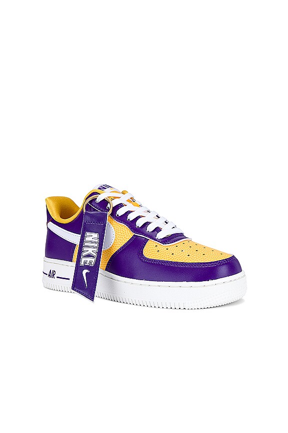 view 2 of 6 Air Force 1 '07 SE Sneaker in Court Purple, White, University Gold, & Sail