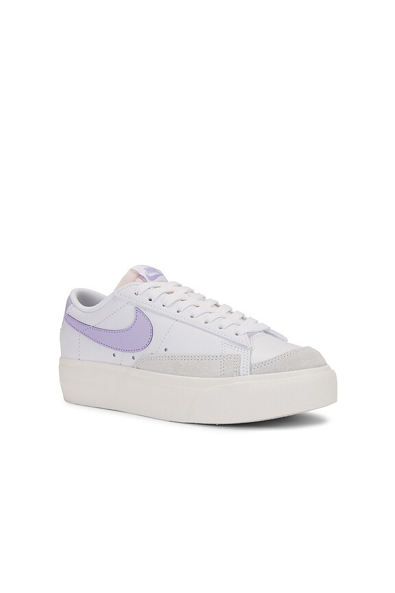 view 2 of 6 BLAZER LOW PLATFORM スニーカー in White, Lilac Bloom, & Sail