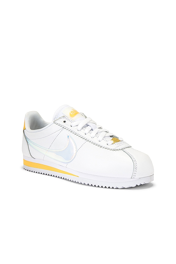 view 2 of 6 Classic Cortez Sneaker in White, Clear, Topaz & Gold