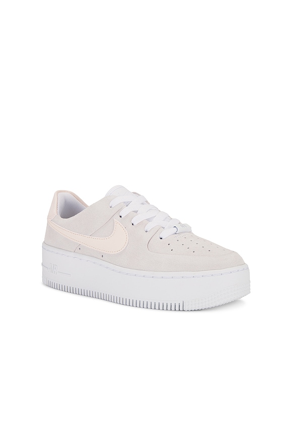view 2 of 6 Air Force 1 Sage Low Sneakers in White, Guava, Ice, &Sail