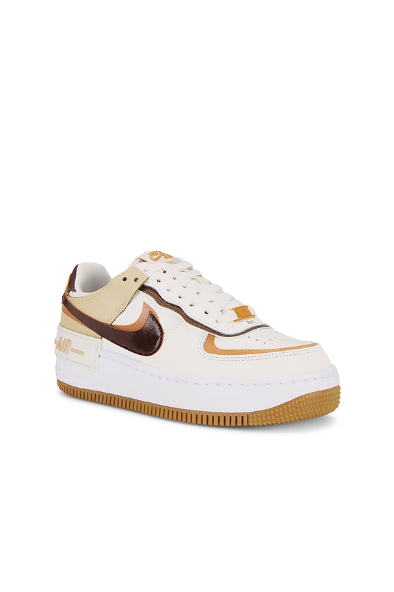 view 2 of 6 AIR FORCE 1 SHADOW 스니커즈 in Sail, Cacao, Flax, & Sesame