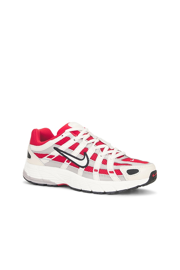 view 2 of 6 P-6000 Sneaker in University Red, Soft Pearl, & Black