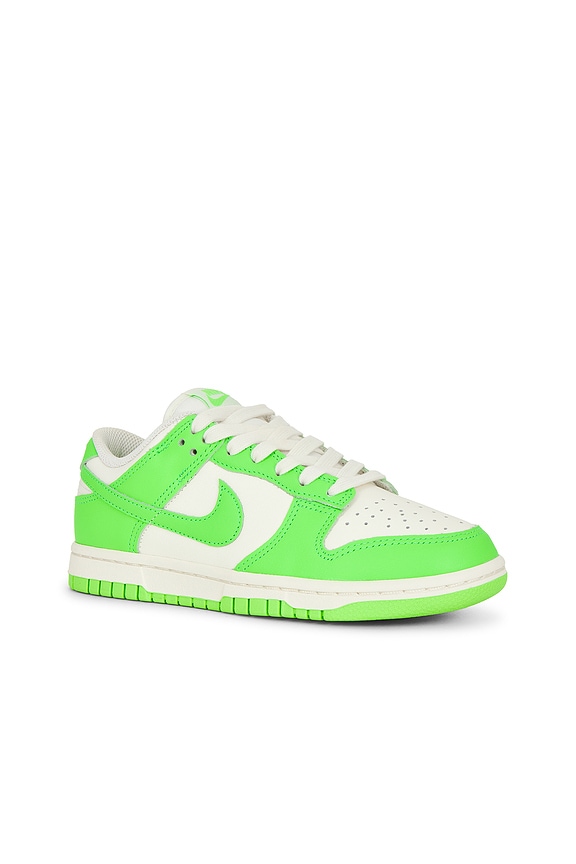 view 2 of 6 Dunk Low Sneaker in Sail & Green Strike