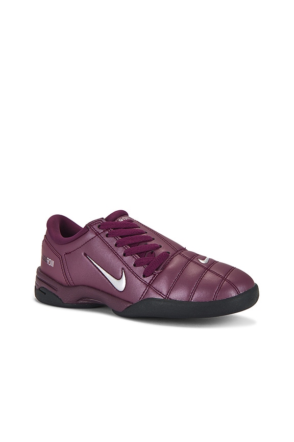 view 2 of 6 T90 SP Sneaker in Bordeaux, Metallic Silver & Black