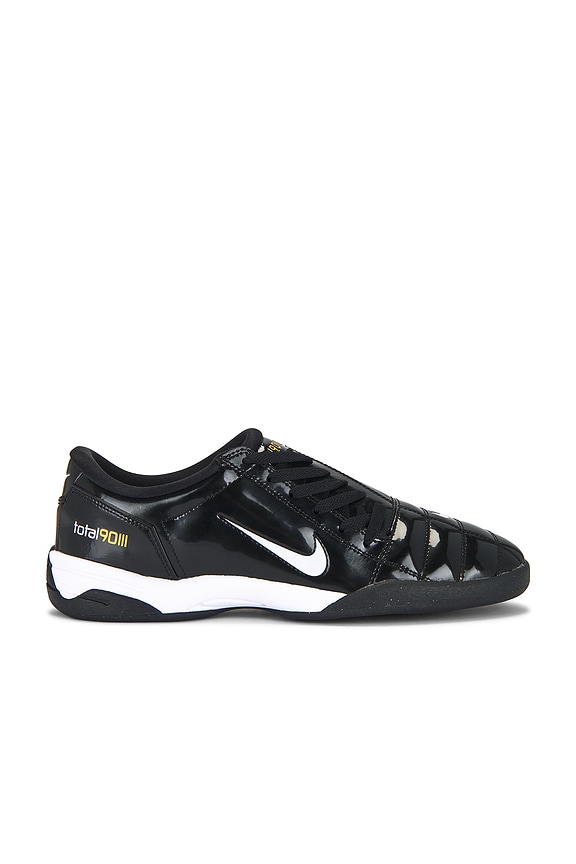 view 1 of 6 T90 SP Sneaker in Black, White & Metallic Silver