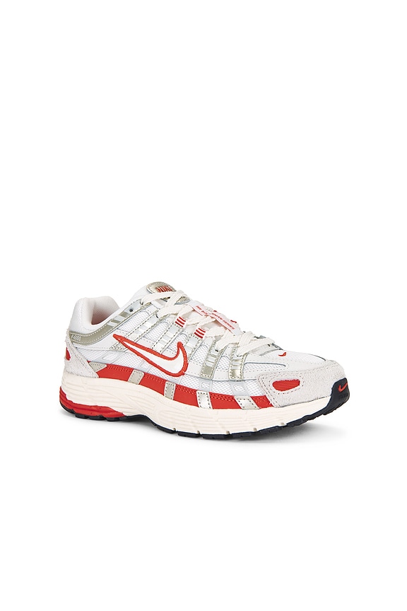 view 2 of 6 P-6000 Sneaker in Sail, Picante Red, Pale Ivory, & Light Bone