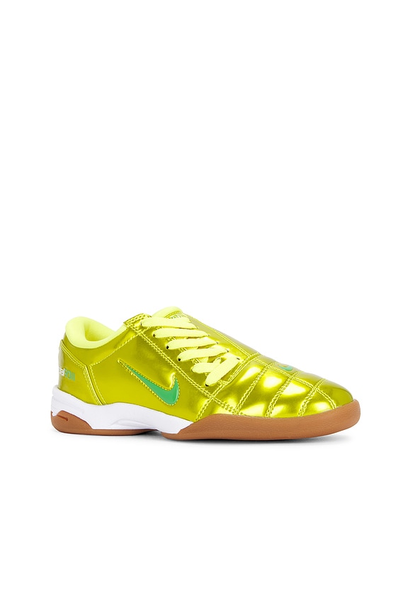 view 2 of 6 T90 Sneaker in Dynamic Yellow, Green Spark, & Brown
