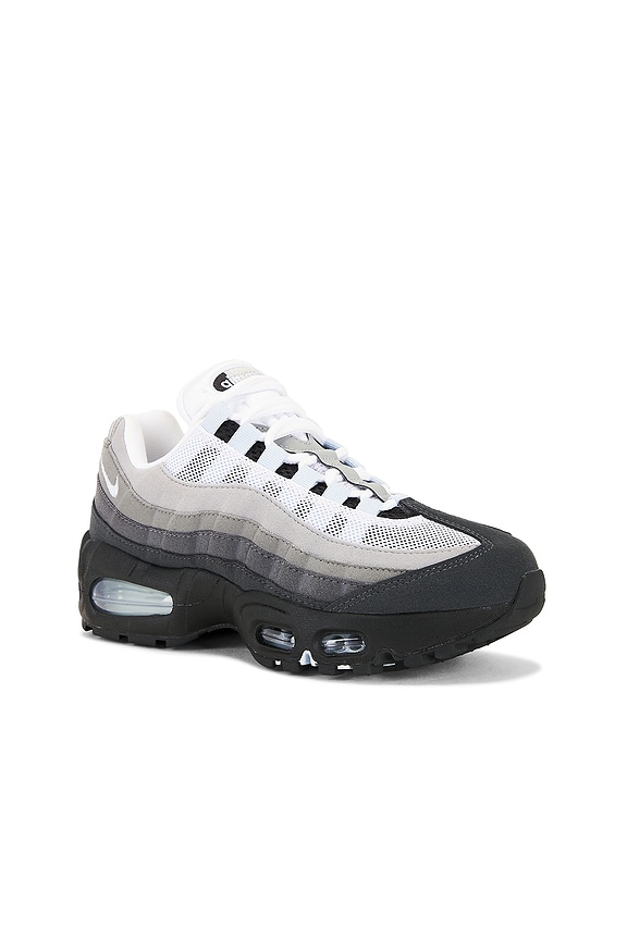 view 2 of 6 Air Max 95 Big Bubble in Black, Blue Tint, White, & Medium Grey