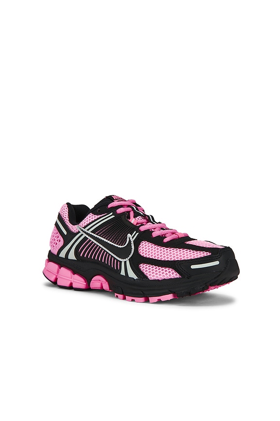 view 2 of 6 Zoom Vomero 5 Sneaker in Pink Spell, Black, Metallic Platinum & Pink Foam