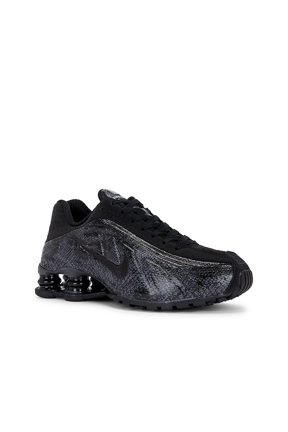 view 2 of 6 Shox R4 in Black, Metallic Silver, & Dark Grey