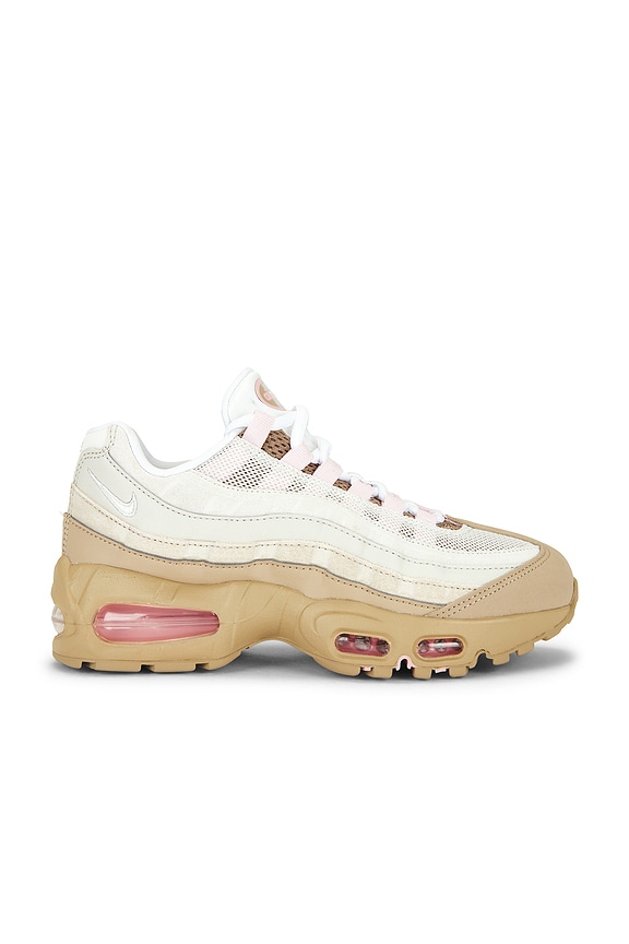 view 1 of 6 Air Max 95 Sneaker in British Khaki, Phantom Linen, Sanddrift, Light Orewood Brown, Medium Soft Pink