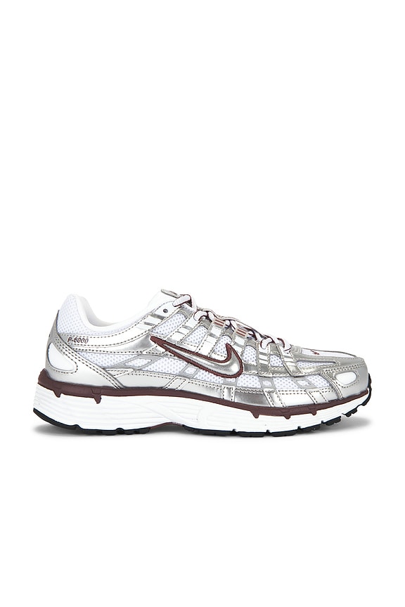 view 1 of 2 SNEAKERS P-6000 in White, Tattoo, Metallic Silver & Black