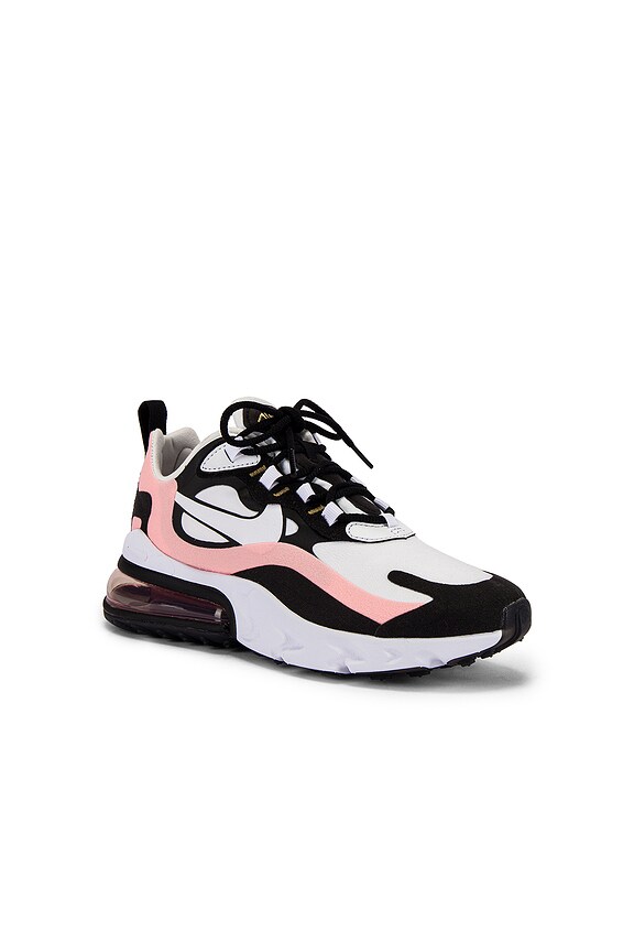 view 2 of 6 ZAPATILLA DEPORTIVA AIR MAX 270 REACT in Black, White, Bleached Coral, & Metallic Gold