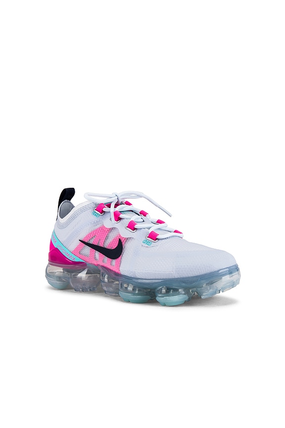 view 2 of 6 SNEAKERS AIR VAPORMAX 2019 in Football Grey, Obsidian Pink Blast & Aurora Green