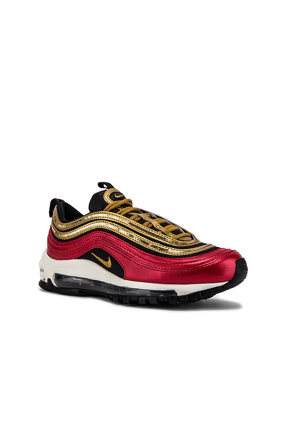 view 2 of 6 Air Max 97 GD Sneaker in University Red, Metallic Gold & Black