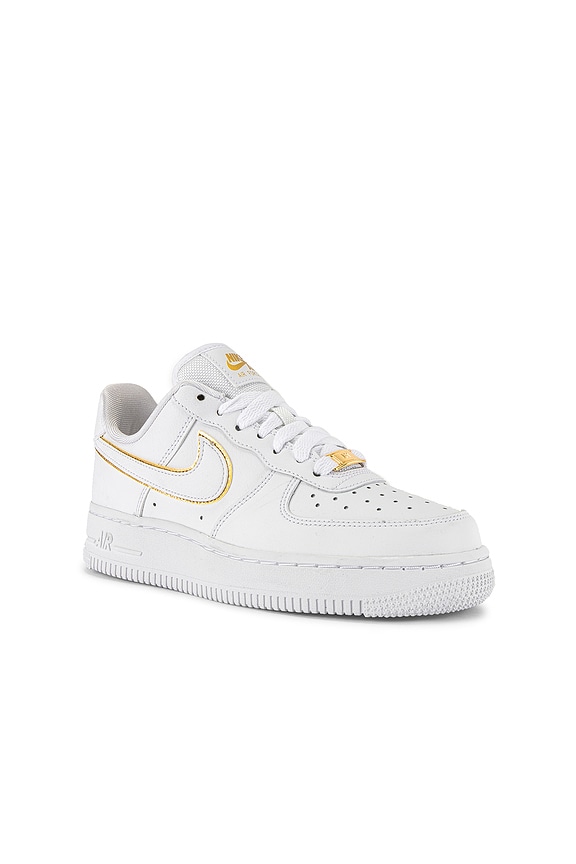 view 2 of 6 Air Force 1 '07 Sneaker in White & Metallic Gold