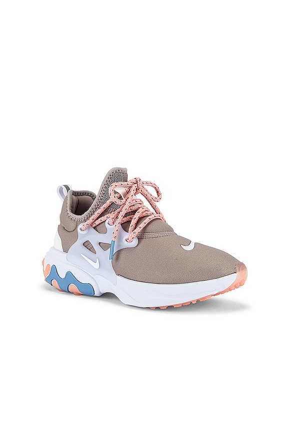 view 2 of 6 КРОССОВКИ REACT PRESTO in Pumice, White, Coral Stardust & Light Blue