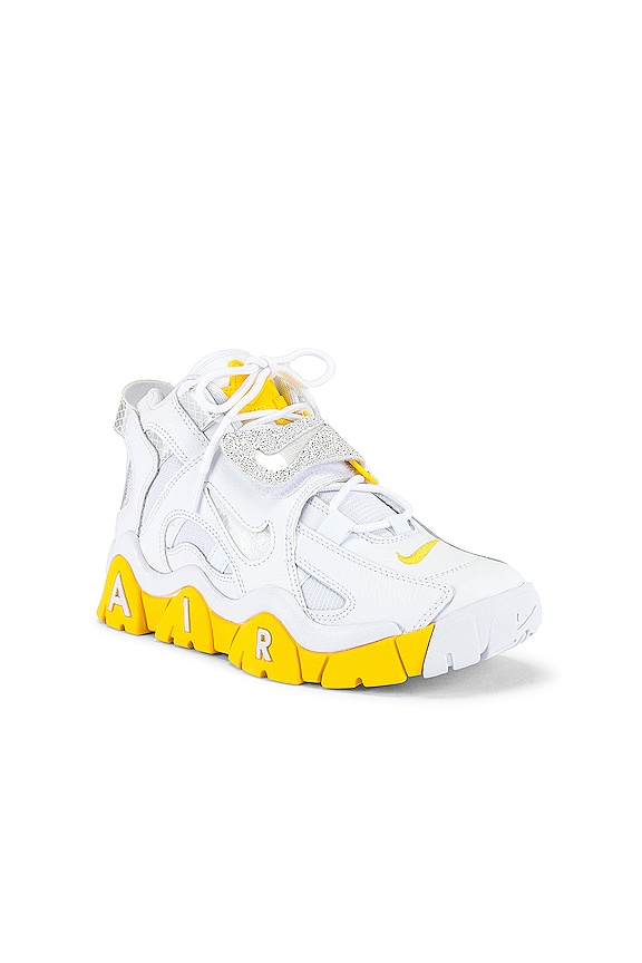 view 2 of 6 SNEAKERS AIR BARRAGE MID in White, Chrome, Yellow & Black