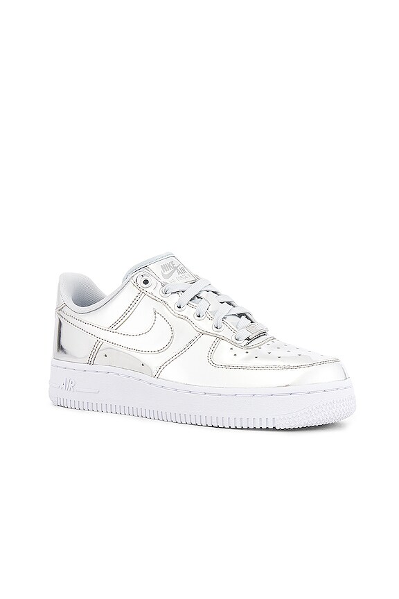 view 2 of 6 SNEAKERS AIR FORCE 1 in Chrome, Metallic Silver & White