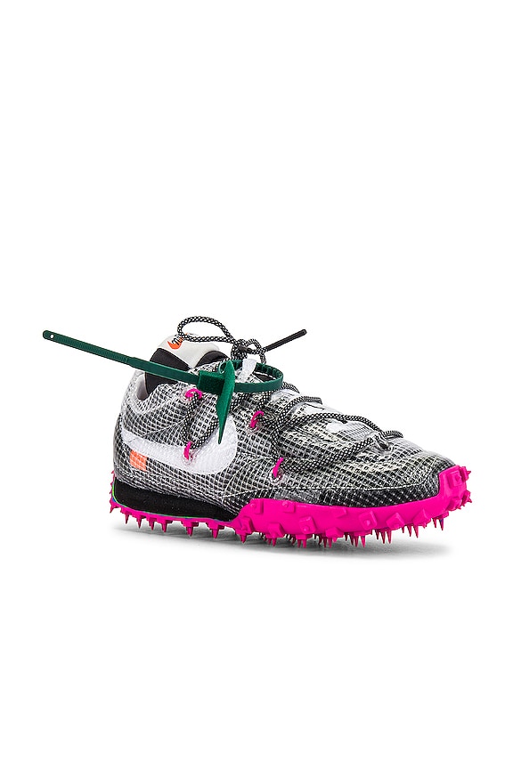 view 2 of 6 SNEAKERS WAFFLE RACER in Black, White & Fuchsia