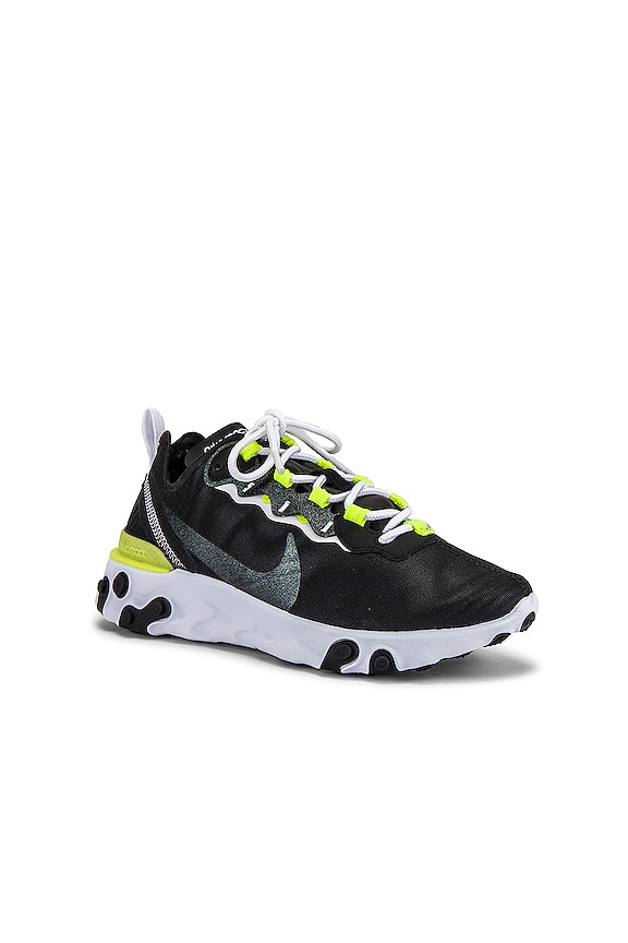 view 2 of 6 SNEAKERS REACT ELEMENT 55 SE in Black, Lemon & Venom