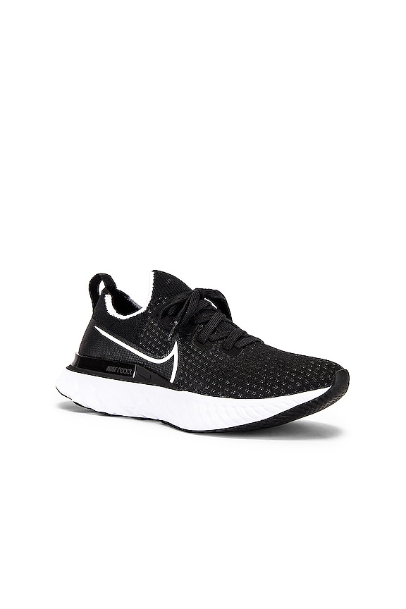 view 2 of 6 React Infinity Run Flyknit Sneaker in Black, White & Dark Grey