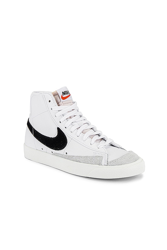 view 2 of 2 Blazer Mid '77 Sneaker in White, Black & Sail