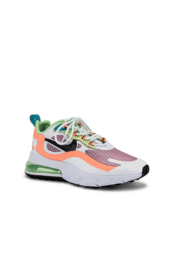 view 2 of 6 SNEAKERS AIR MAX 270 REACT SE in Light Artic Pink, Black Orange, Pulse White, Vapor Green & Oracle Aqua