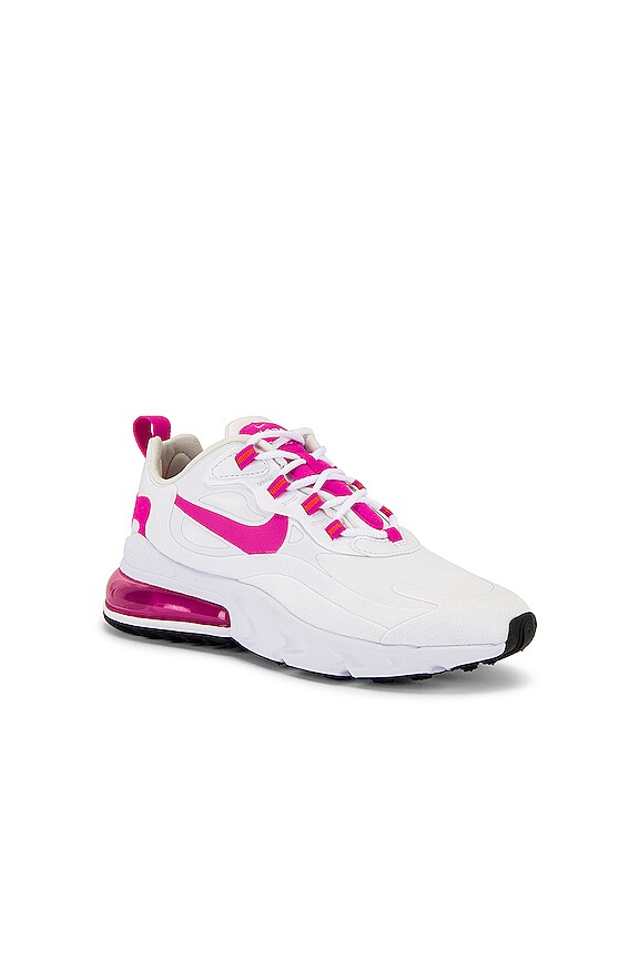 view 2 of 6 SNEAKERS AIR MAX 270 REACT in White & Fire Pink