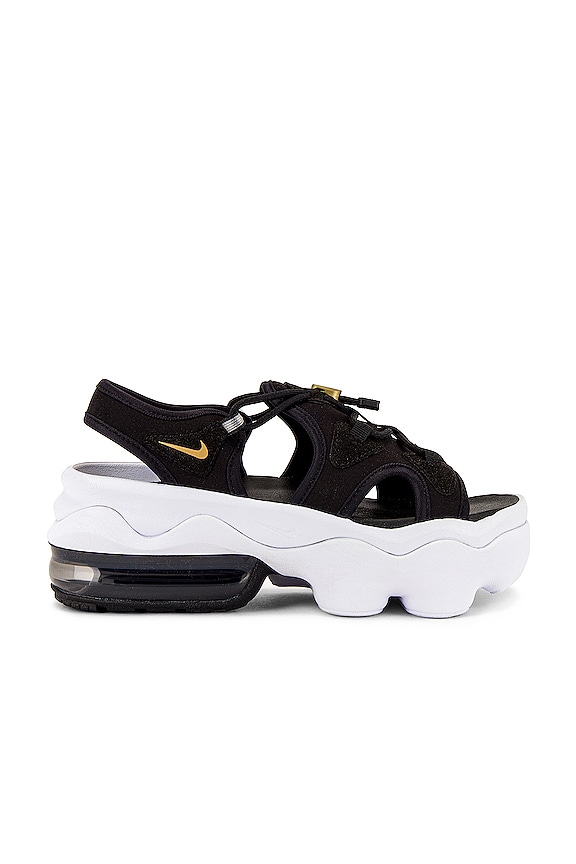 view 1 of 6 SANDALES AIR MAX KOKKO in Black, Metallic Gold & Anthracite White