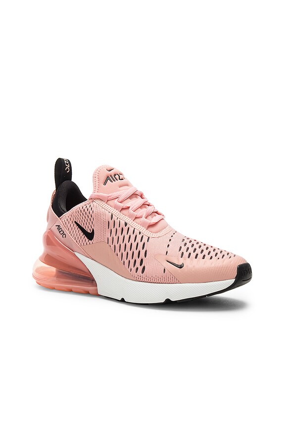 view 2 of 6 Air Max 270 Sneaker in Coral Stardust, Black & Summit White