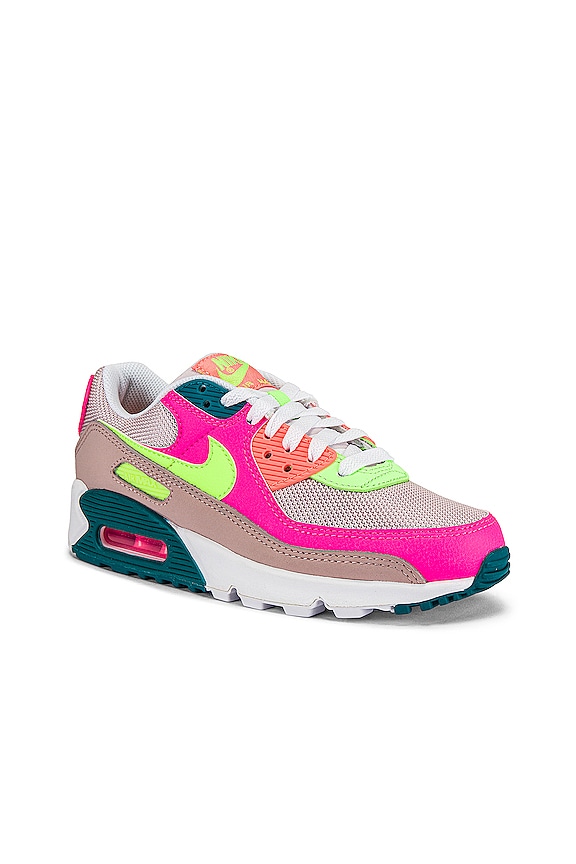 view 2 of 6 SNEAKERS AIR MAX 90 in Barely Rose, Stone Mauve, Bright Spruce, Pink Blast, Atomic Pink & Ghost Green