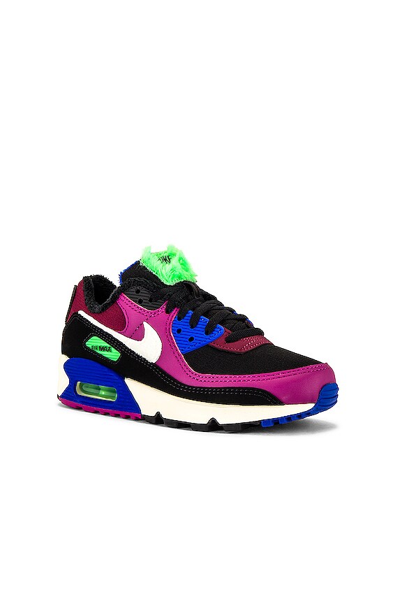 view 2 of 6 SNEAKERS 90 PRM in Cactus Flower, Fossil, Black, Dark Beetroot, Racer Blue & Illusion Green