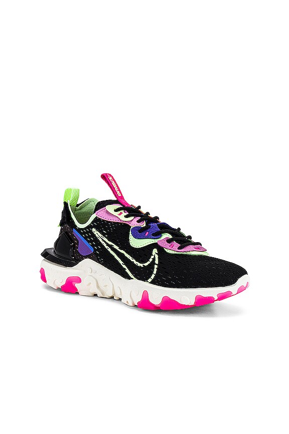 view 2 of 6 ZAPATILLA DEPORTIVA NSW REACT VISION in Black, Barely Volt, Royal Pulse, Beyond Pink, Pink Blast & Sail