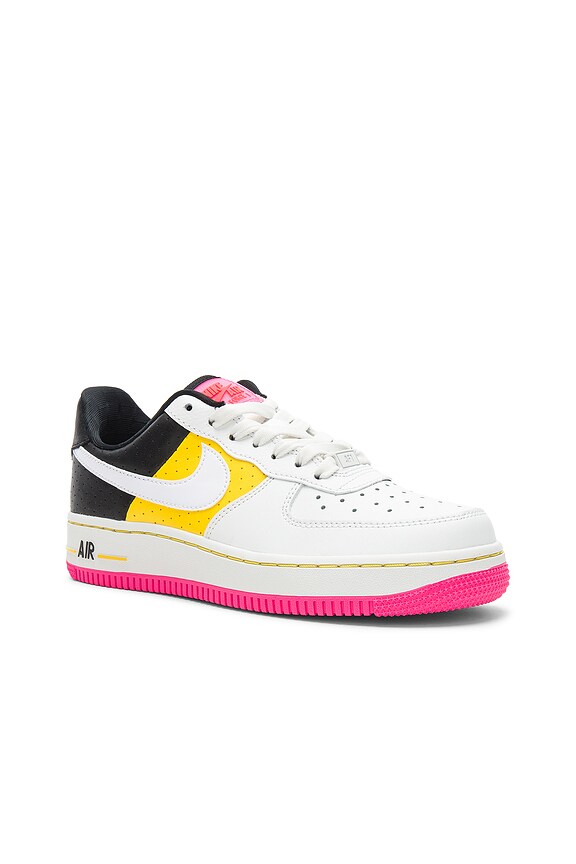view 2 of 7 Air Force 1 '07 Se Moto Sneaker in Summit White, Tour Yellow & Black