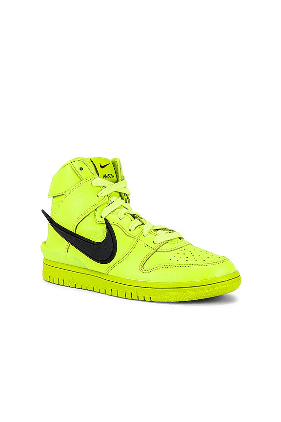 view 2 of 7 Dunk Hi Ambush Sneaker in Atomic Green, Black, & Flash Lime