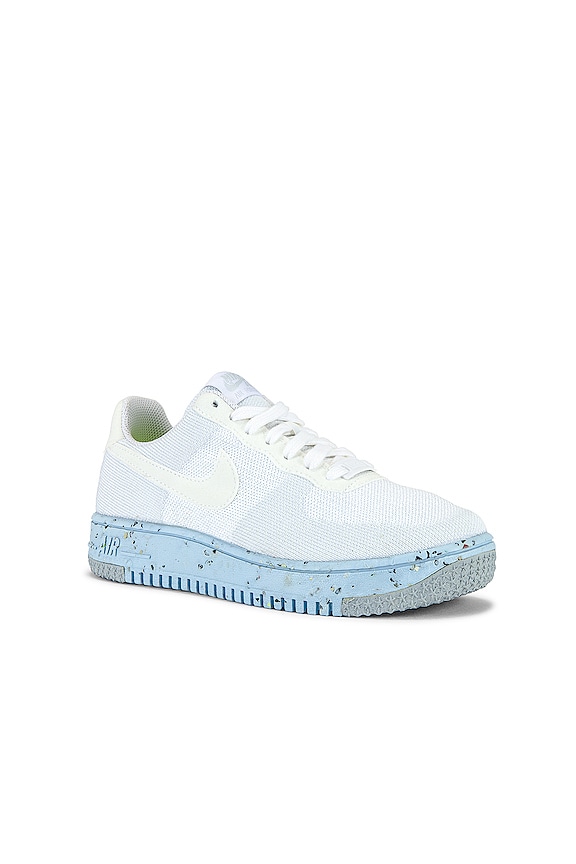 view 2 of 6 Air Force1 Crater Flyknit Sneaker in White, White, & Pure Platinum