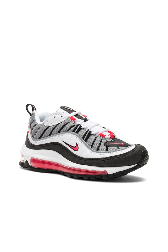 view 2 of 6 ZAPATILLA DEPORTIVA AIR MAX 98 in White, Solar Red, Dust & Reflective Silver