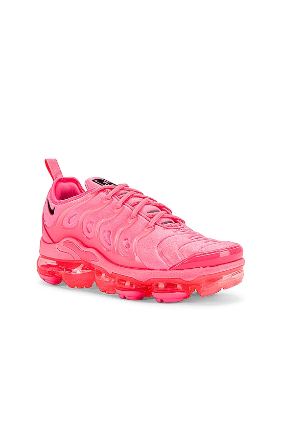 view 2 of 6 SNEAKERS AIR VAPORMAX PLUS in Sunset Pulse, Black, & Ghost Green