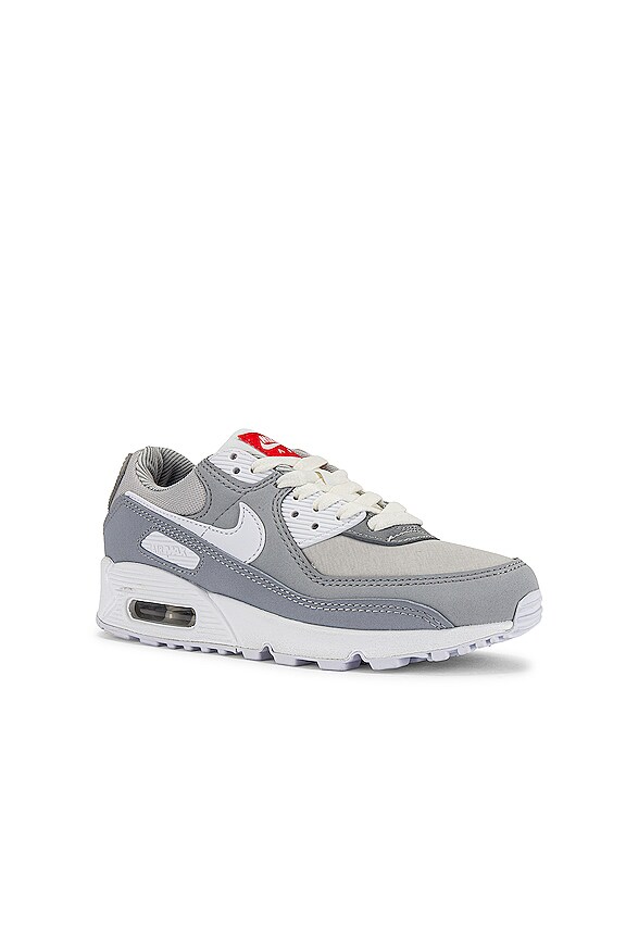 view 2 of 6 Air Max 90 Sneaker in Light Smoke Grey, White, & Summit White