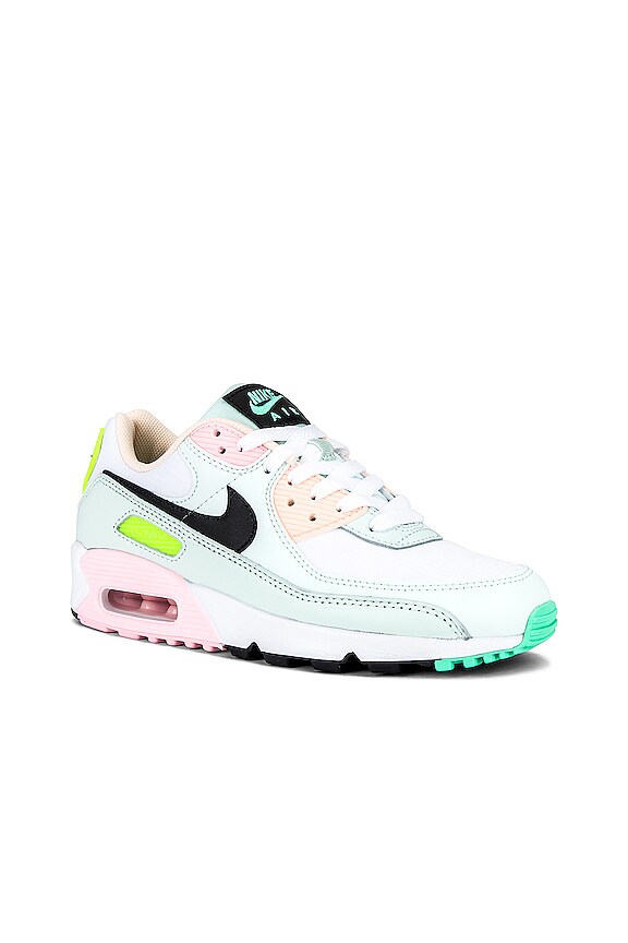 view 2 of 6 ZAPATILLA DEPORTIVA AIR MAX 90 in White, Black, Volt, Green Glow